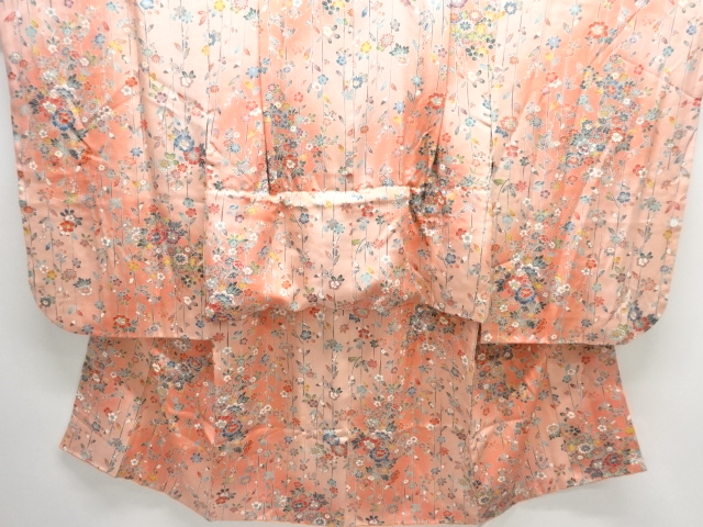 JAPANESE KIMONO / CHILDRENS KIMONO / BRANCH FLOWER PATTERN